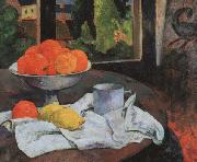Paul Gauguin Still Life with Fruit and Lemons Sweden oil painting artist